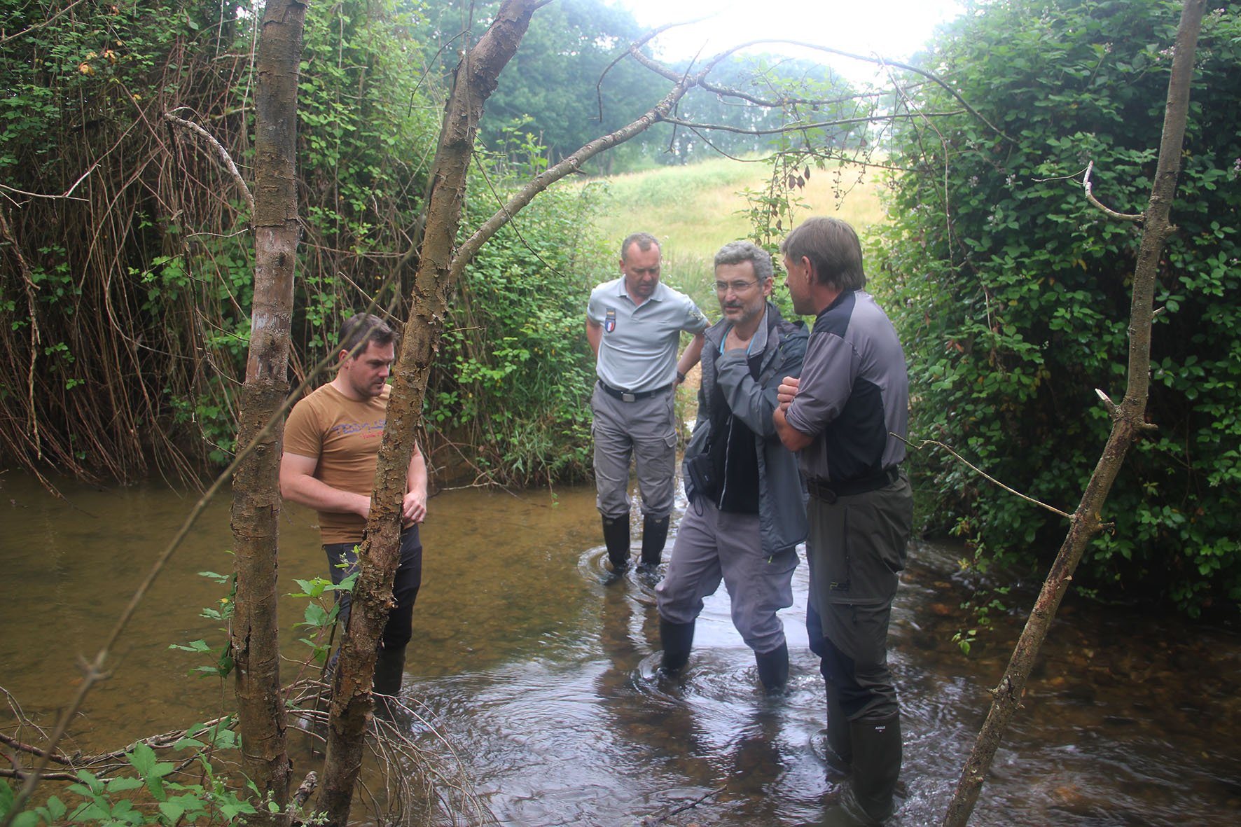 Visite de terrain sur les Lées